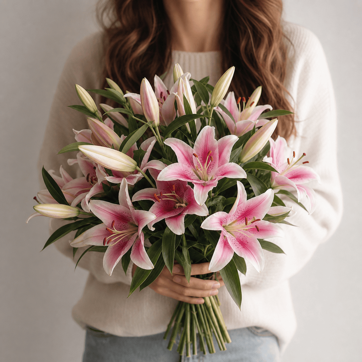 15 Pinke Lilien - Blume Ideal