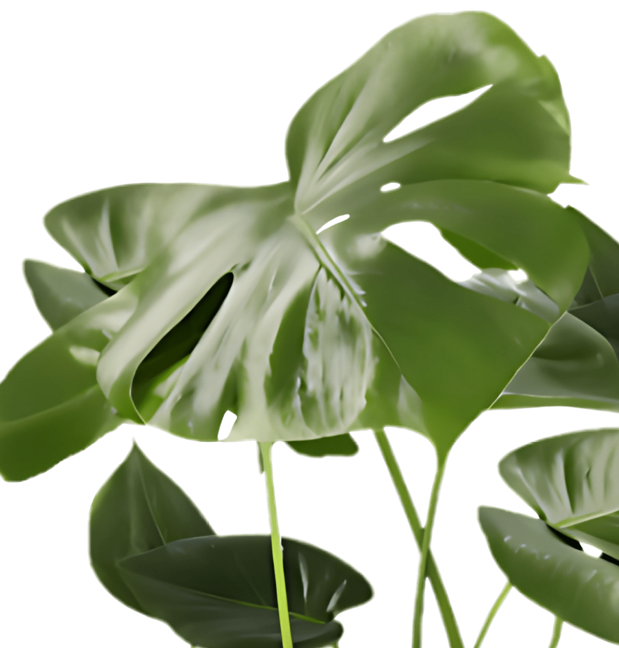 5er - Set | Monstera | Drachenbaum | Palmlilie | Goldfruchtpalme | Einblatt | +/ - 45 - 70cm | ø 12 - 15cm Topf - Blume Ideal
