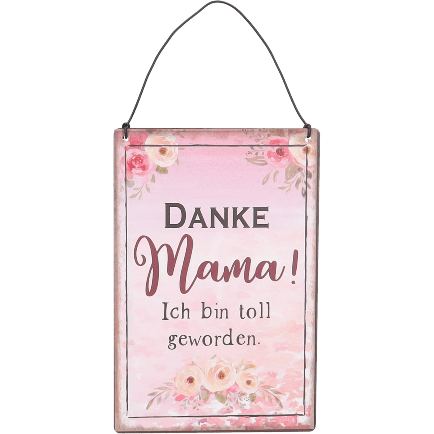 Schild "Danke Mama" - Blume Ideal