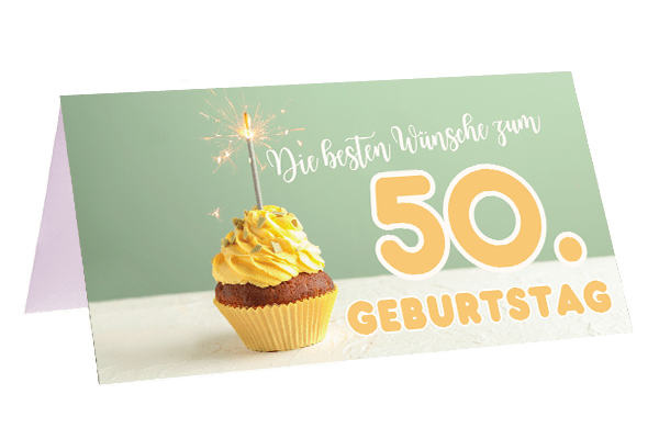 50. Geburtstag - Blume Ideal