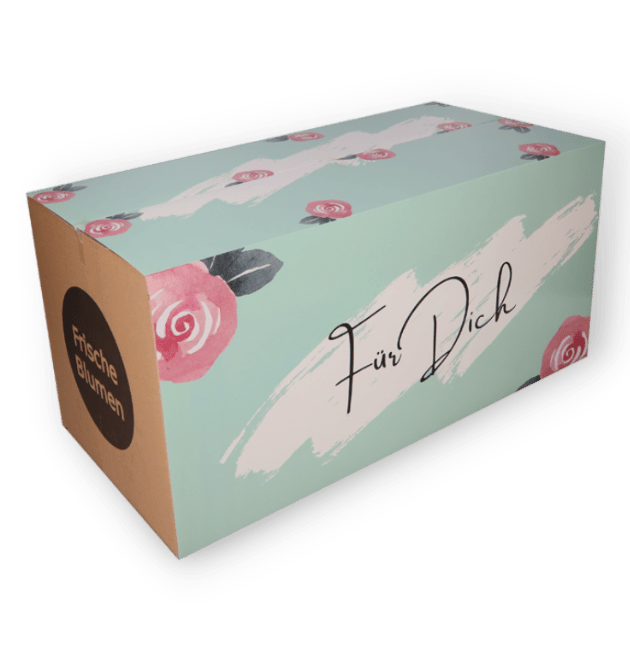 Geschenk - Verpackung - "Für Dich" - Blume Ideal